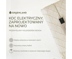 Groenland elektrinis šildomas pledas BOHEM 180 × 130 cm, 160 W, 9 šilumos lygiai