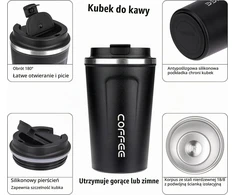 Gteller nerūdijančiojo plieno kelioninis termopuodelis 385 ml mėlynas