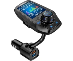 Guanda Technologies Co Guanda automobilinis Bluetooth FM siųstuvas su 1,8 col. LCD ekranu ir USB QC3.0