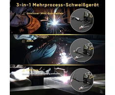 H HZXVOGEN 3-in-1 suvirinimo aparatas MIG, Lift TIG ir MMA, 140 A, HVM140