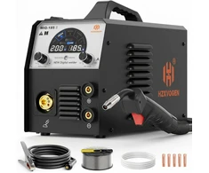 H HZXVOGEN MIG suvirinimo aparatas 185 A, 4 viename, 110/220 V, MIG/MMA/Lift TIG MIG185II