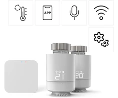 Hama išmanusis radiatorinis termostatas su Wi-Fi ir Zigbee, 2 vnt. rinkinys 00176650