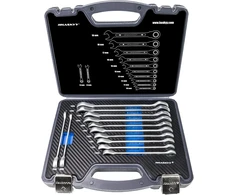 HASKYY reketinių kombinuotų raktų rinkinys 8–19 mm, 12 vnt., CRSS12T-15
