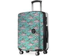 Kelioninis Hauptstadtkoffer kabininis lagaminas 55 x 40 x 23 cm, kietas korpusas, TSA užraktas, 4 ratukai, balta spalva, 82780068