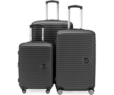 Kelioninis Hauptstadtkoffer kietų lagaminų rinkinys 3 vnt. ABS korpusas TSA spyna 55/68/77 cm HK-5400-GR