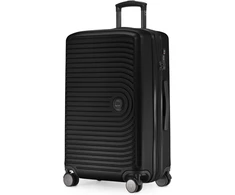Kelioninis Hauptstadtkoffer vidutinio dydžio kietas lagaminas su TSA užraktu, 68 cm, 88 l, juodas