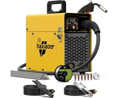 haxiaoer 145 A 3 viename suvirinimo aparatas Flux MIG/MMA/Lift TIG MIG145