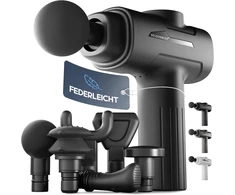 HELDENWERK masažinis pistoletas su 6 antgaliais, 3200 aps./min. ir USB-C įkrovimu 1100071