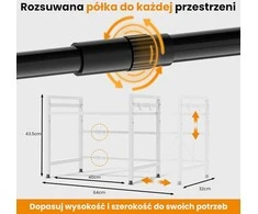 Heldenwunder Mikrobangų krosnelės pastatoma virtuvės lentyna, balta