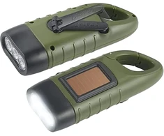 HENGBIRD rankinis LED žibintuvėlis su saulės įkrovimu, 30 lm, 2 vnt., RX2
