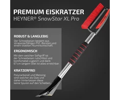 HEYNER automobilinis ledo grandiklis su šluotele ir žalvariniu peiliuku 995150