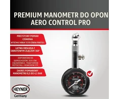 HEYNER padangų slėgio matuoklis 0,5–4,5 bar su 360° jungtimi 564200