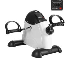 Himaly mini pedalinis treniruoklis rankoms ir kojoms su LCD ekranu, su 4 pasipriešinimo lygiais, X1509