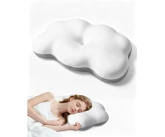 HOMCA ergonominė atminties putų miego pagalvė debesies formos 60 x 40 x 9/12 cm PL04
