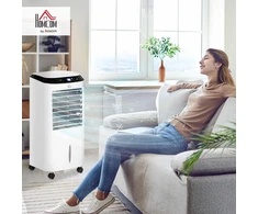 HOMCOM mobilus oro kondicionierius su nuotoliniu valdymu, 60 W, 10 l talpa, 20 m², 824-037V90