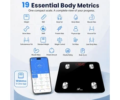HomeFashion išmaniosios kūno sudėties svarstyklės Bluetooth, 180 kg, 8028