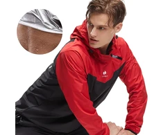HOTSUIT vyriška pirties striukė prakaitavimui, raudona, 3XL, 5540904-1-Raudonas-XXXL