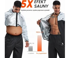 HOTSUIT vyriškas dviejų dalių pirties kostiumas sportui, baltas, S, 513140020