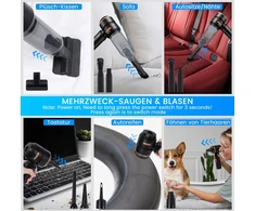 HOVIN rankinis belaidis dulkių siurblys 20000 Pa, 6000 mAh, ST-6659Plus