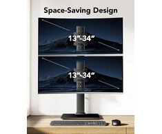 HUANUO vertikalus dviejų monitorių stovas 13–34 col., iki 20 kg, HNDMA61B
