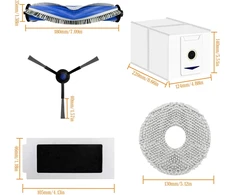 HUAREW 22 dalių roboto dulkių siurblio priedų rinkinys Ecovacs Deebot T30 Omni B0DJVV7CC5
