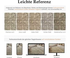 HUGEAR kilimas 150 × 210 cm, polipropilenas, neslystantis, skalbiamas, žemas plaukas, rudas, X23IU0027