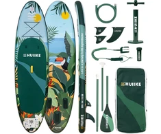 HUIIKE pripučiama SUP irklentė su aksesuarais, 305x84x15 cm, PVC, maksimali apkrova 130 kg