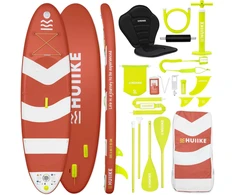 HUIIKE pripučiama SUP lenta su irklu, 305x84x15 cm, maksimalus svoris 130 kg, PVC