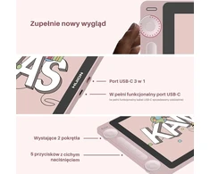 HUION grafinė planšetė su ekranu Kamvas 13 Gen 3, 13,3 col., 16384 slėgio lygių