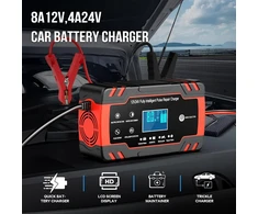 Husgw automobilio akumuliatorių įkroviklis 12 V/24 V, 8 A, ZYX-J30