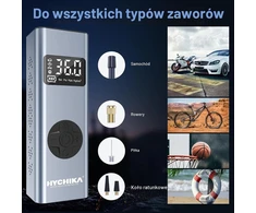 HYCHIKA nešiojamas elektrinis oro kompresorius 12 V, 6000 mAh, 150 PSI, MS22C-002