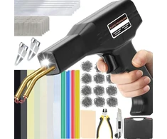 HYHJMISTY plastikų suvirinimo aparatas 220 W su 800 kabėmis ir 56 strypais H220