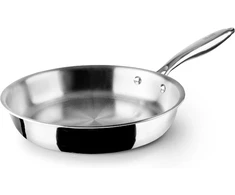 IBILI trijų sluoksnių nerūdijančio plieno keptuvė be dangos, 28 cm, Triply Natural 652928