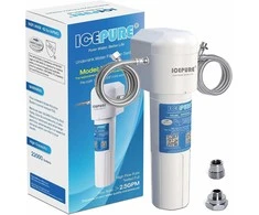 ICEPURE vandens filtro sistema po kriaukle, ultrafiltravimas, 2,5 GPM, 22000 galonų, WFS5300 A