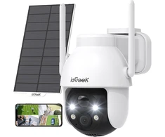 ieGeek lauko Wi-Fi apsaugos kamera 2K su saulės panele ir pasukimu ZY-C2