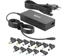 iggual universalus nešiojamųjų kompiuterių kroviklis 90 W, 12 keičiamų jungčių, USB-C, automatinis įtampos pasirinkimas, CUA-C-12T-90 W
