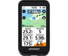 iGPSPORT belaidis dviračio kompiuteris su 3 colių LCD ekranu ir Bluetooth BiNavi Air