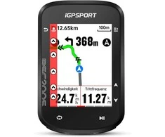 iGPSPORT dviratininko kompiuteris su GPS, spalvotas 2,4 colio ekranas, vandeniui atsparus, Bluetooth, BSC200S