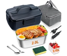 ihakkason elektrinė šildoma pietų dėžutė 90 W, 2 l, 12 V/24 V/220 V
