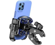 iMESTOU antivibracinis telefono laikiklis motociklui, 13.7–18.3 cm, tvirtinimas ant vairo, M8SP