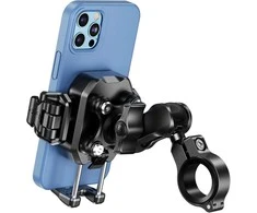 iMESTOU antivibracinis telefono laikiklis dviračiui ir motociklui, 2.5 cm kamuolys, M33