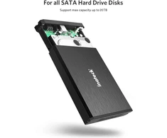 Inateck išorinis HDD dėklas 2.5/3.5 col. SATA, USB 3.0 su UASP FE3001