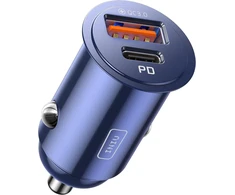 INIU automobilinis įkroviklis 60 W su USB-C PD 3.0 ir USB-A QC 3.0