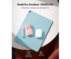 INIU išorinis akumuliatorius 10000 mAh, 45 W, USB-C įėjimas / išėjimas, greitasis įkrovimas, P50