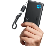 INIU išorinis akumuliatorius 10000 mAh, 45 W, 2 x USB-C, PD3.0, juodas, P41