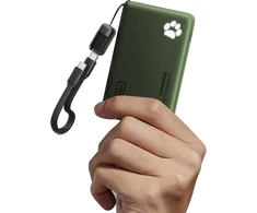 INIU išorinis akumuliatorius 10000 mAh, 45 W, PD, dvi USB-C jungtys, žalia, P41