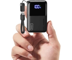 INIU išorinis akumuliatorius 10000 mAh, 45 W, USB-C ir USB-A jungtys, greitasis įkrovimas, P50