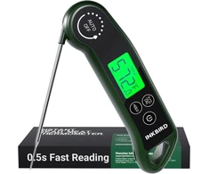 Inkbird skaitmeninis maisto termometras su K tipo zondų, LCD ekranu, IP65, RHT-11K