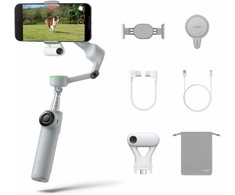 Insta360 Flow 2 Pro išmanusis 3 ašių stabilizatorius su AI sekimu, pilkas