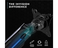 Invision monitoriaus laikiklis su dujine spyruokle 24–40 col. ekranams MX450